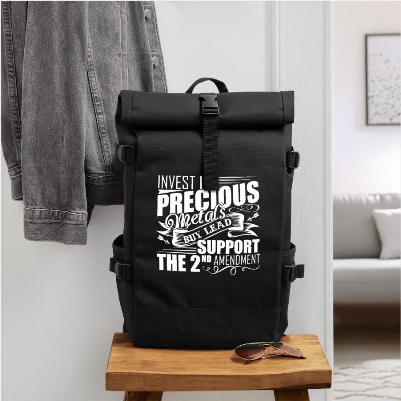 2nd Amendment Support The 2nd Amendment Roll Top Backpack