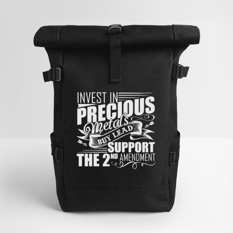 2nd Amendment Support The 2nd Amendment Roll Top Backpack