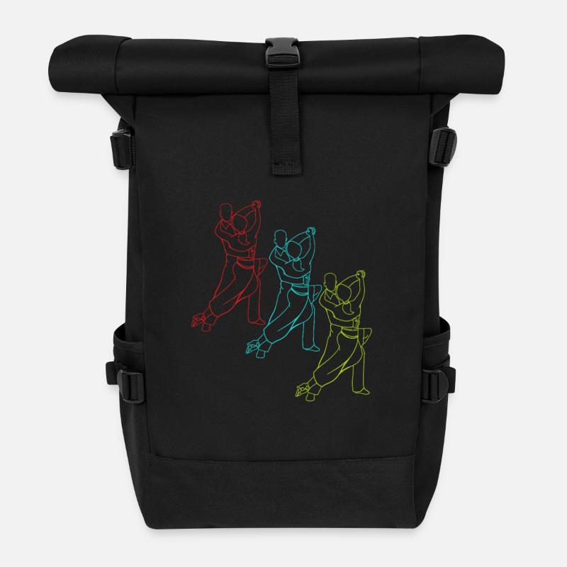 Walzer Paartanz - Rolltop Rucksack - Schwarz