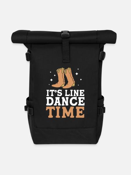 Linedance - Rolltop Rucksack - Schwarz