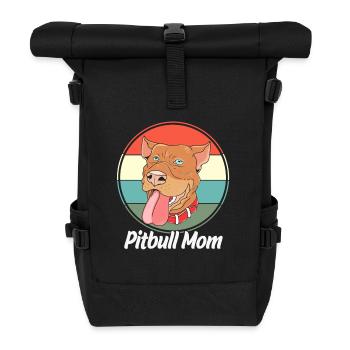Pitbull - Sac à dos roll top - noir - Devant