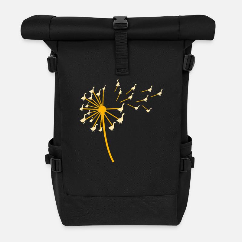Oie - Sac à dos roll top - noir