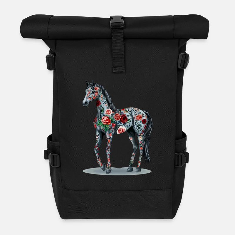 Arabisch - Rolltop Rucksack - Schwarz