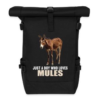 Maultiere Maultier - Rolltop Rucksack - Schwarz - Vorne