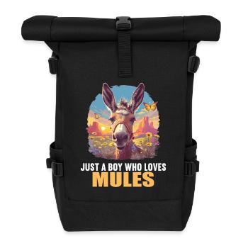 Maultiere Maultier - Rolltop Rucksack - Schwarz - Vorne