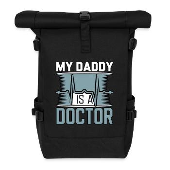 My Daddy Is A Doctor 3 - Rolltop Rucksack - Schwarz - Vorne