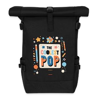 The Coolest Pop 7 - Rolltop Rucksack - Schwarz - Vorne