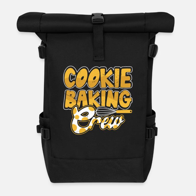Backen - Rolltop Rucksack - Schwarz