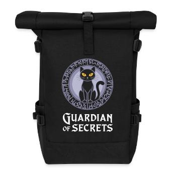 Gardien des secrets Mysticisme félin - Sac à dos roll top - noir - Devant