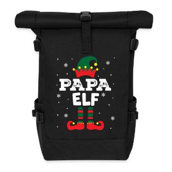 elf haha Zeichenfläche 1 - Rolltop Rucksack - Schwarz - Vorne