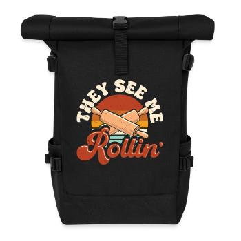 Bake - Roll Top Backpack - black - Front