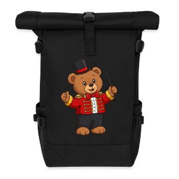 Teddy Bear Directeur du cirque - Sac à dos roll top - noir - Devant