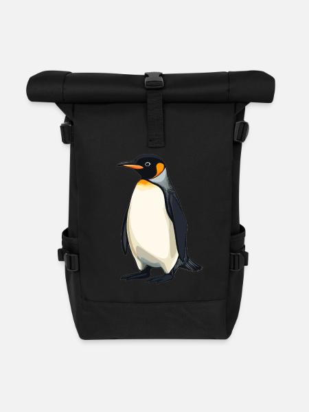 Pinguine Pinguin - Rolltop Rucksack - Schwarz
