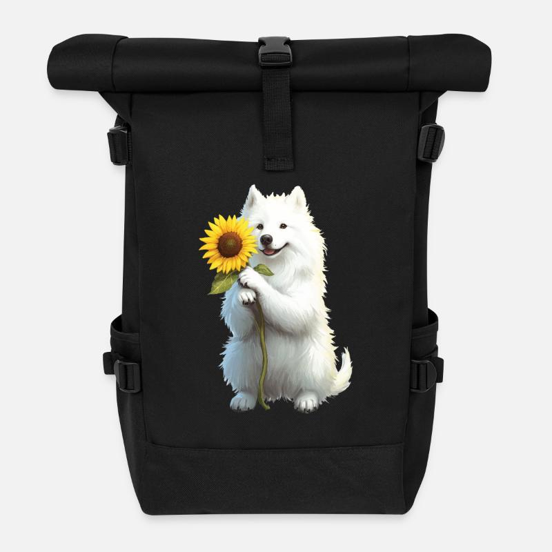 Samojede - Rolltop Rucksack - Schwarz
