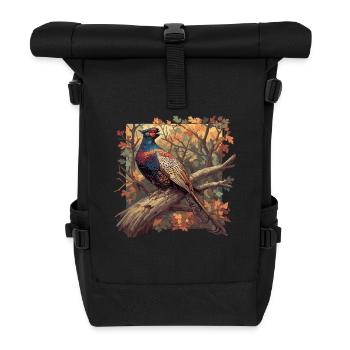 Pheasants Pheasant - Roll Top Backpack - black - Front