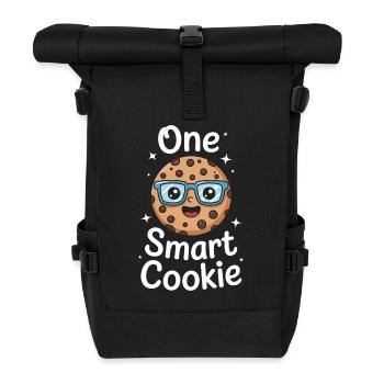 Cookies Disant Biscuits au Chocolat Cadeau de Cookie Drôle - Sac à dos roll top - noir - Devant