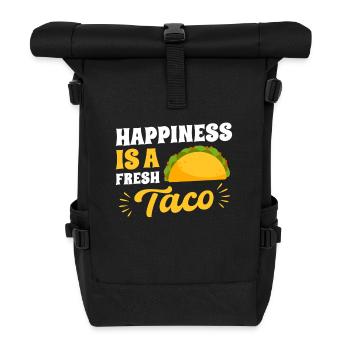 Tacos mexicains Tacos mexicains - Sac à dos roll top - noir - Devant