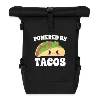 Tacos mexicains Tacos mexicains - Sac à dos roll top - noir - Devant