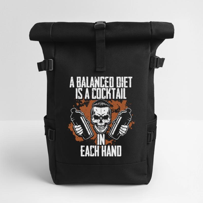 Bartender Bartender Bartending Roll Top Backpack