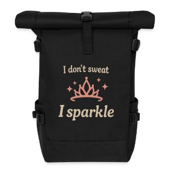 Ballet Saying Dancing Fun Quote Gift Dancer - Roll Top Backpack - black - Front