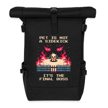 Tier ≠ Sidekick | Final bosses in the everyday life of the animal shelter - Roll Top Backpack - black - Front