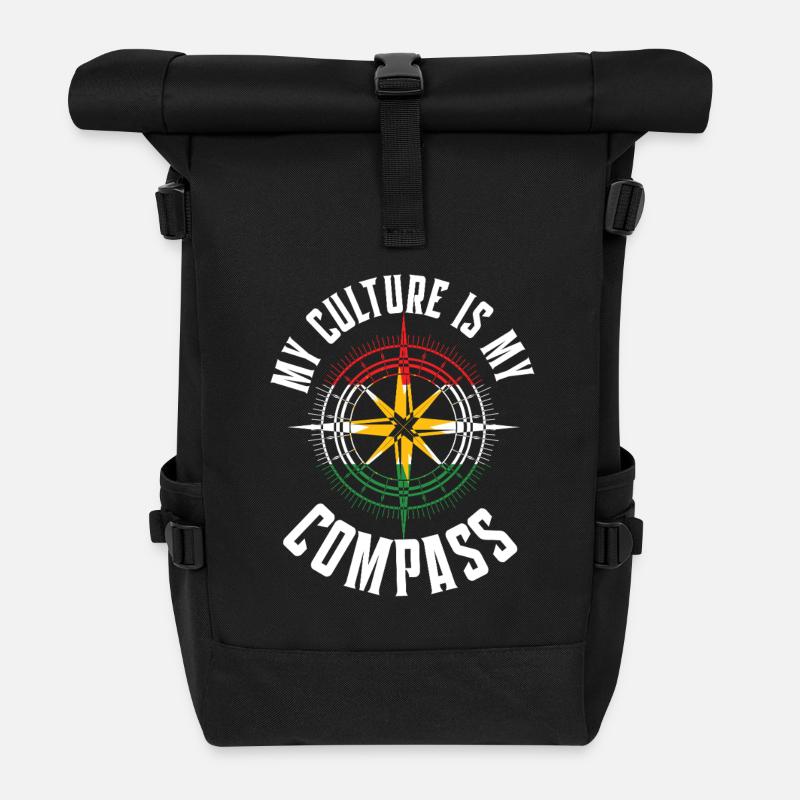 Kurdistan Kurde Kurden - Rolltop Rucksack - Schwarz