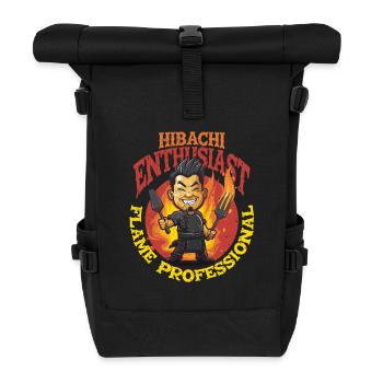 Hibachi Enthusiast - Rolltop Rucksack - Schwarz - Vorne