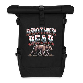 T-shirt Frère Fort - Sac à dos roll top - noir - Devant
