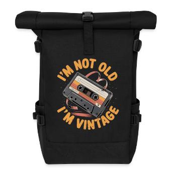 I'm Not, I'm Tri-blend T-Shirt - Roll Top Backpack - black - Front