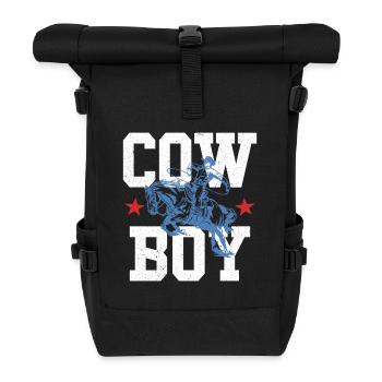 Cow-boy - Sac à dos roll top - noir - Devant