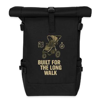 Nursery Dad Fatherhood Pride - Roll Top Backpack - black - Front