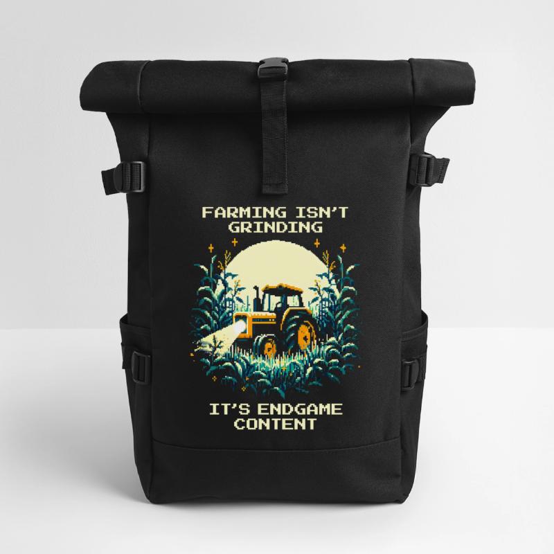 Farming = Endgame | No tutorial mode Roll Top Backpack