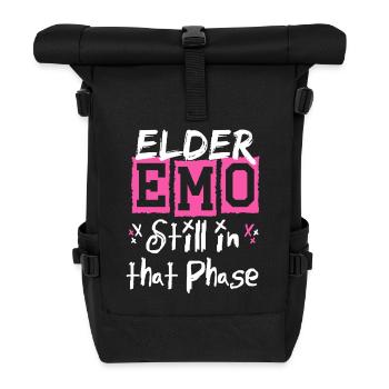 Elder Emo - Toujours dans cette phase - Emocore - Sac à dos roll top - noir - Devant