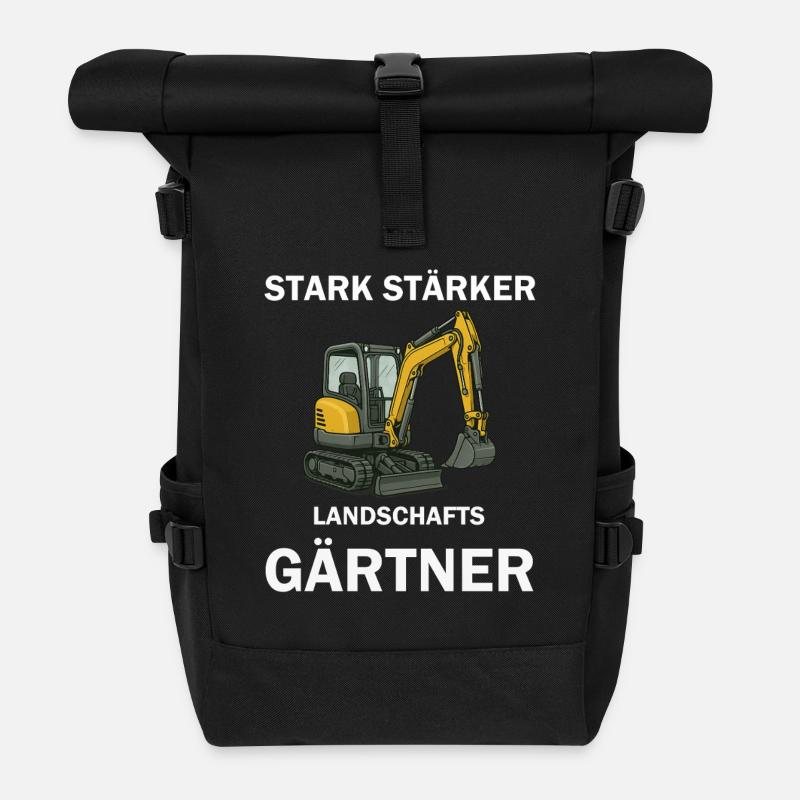 Stark Stärker Landschafts Gärtner - Rolltop Rucksack - Schwarz