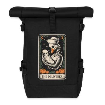 Carte de Tarot « Le Libérateur » - Sac à dos roll top - noir - Devant