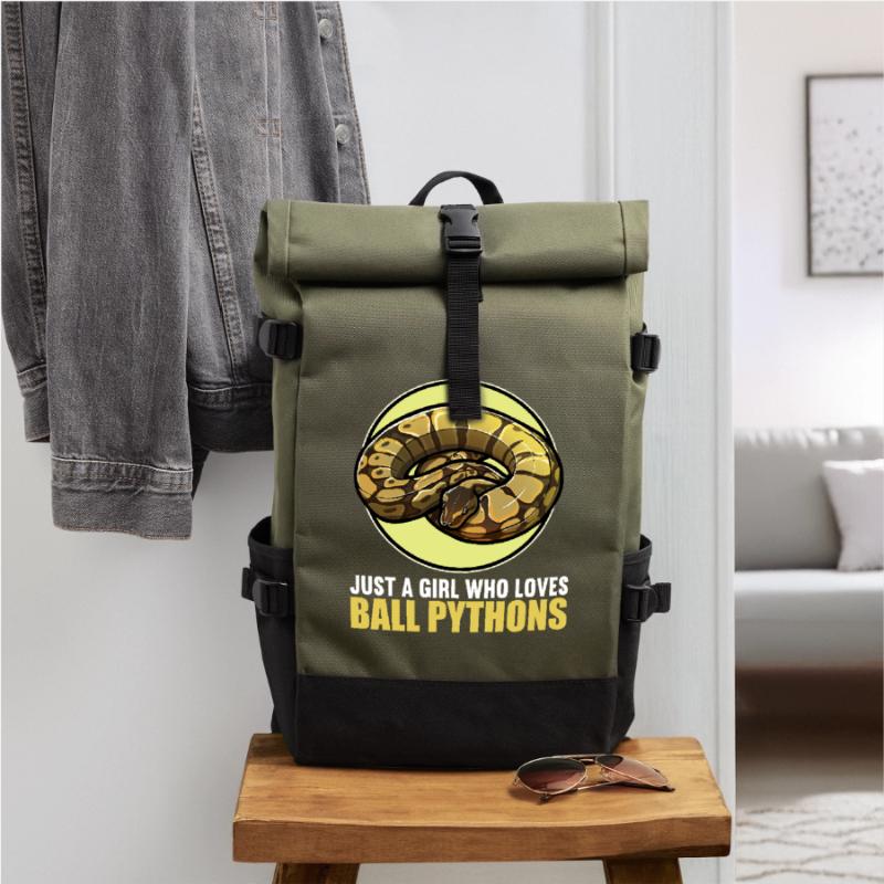 Ball Python Roi Python Roi Python Sac à dos roll top