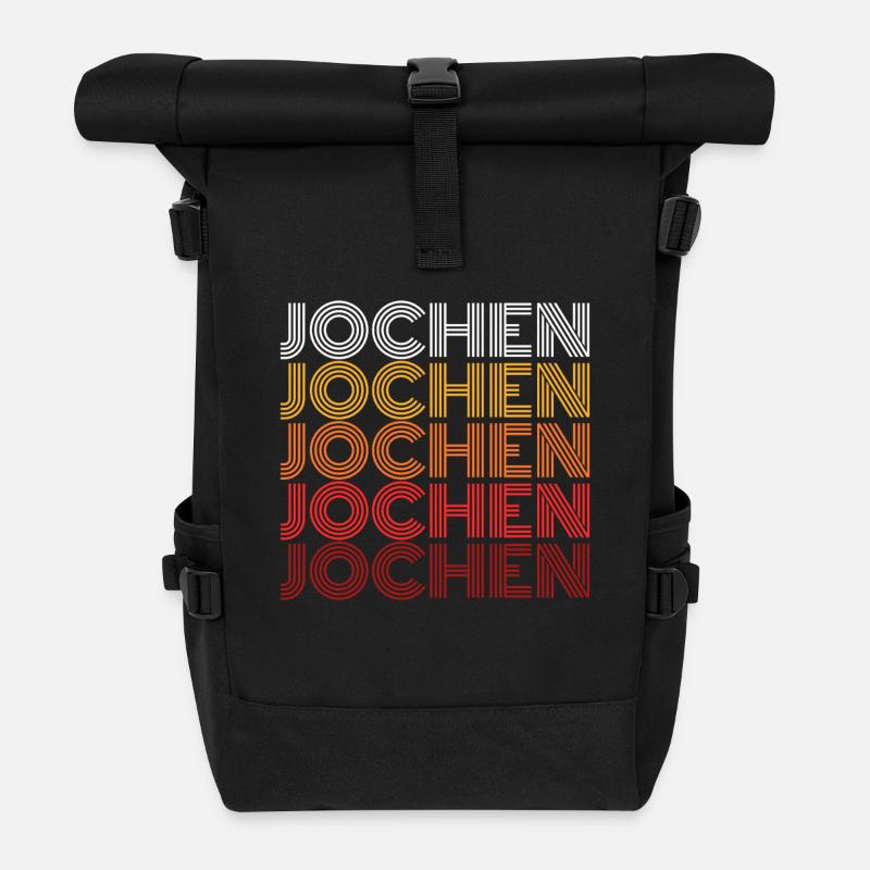 Jochen - Rolltop Rucksack - Schwarz