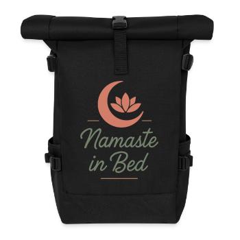 Boho Yoga Cadeau spirituel pour les yogis conscients - Sac à dos roll top - noir - Devant