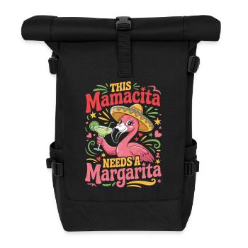 Mamacita Margarita Chemise Flamingo - Sac à dos roll top - noir - Devant