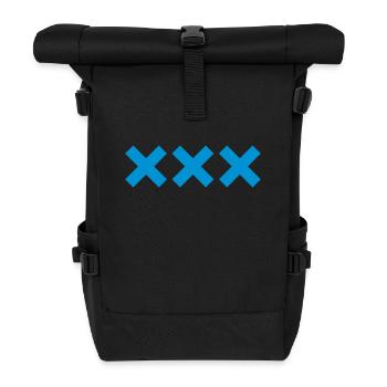 xxx - Amsterdam - Rolltop Rucksack - Schwarz - Vorne