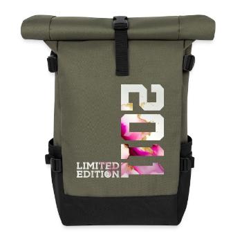 LIMITED EDITION 2011 15TH BIRTHDAY - Roll Top Backpack - olive/black - Front