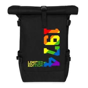 LGBTQ 1974 RAINBOW QUEER 52ND BIRTHDAY PRIDE - Roll Top Backpack - black - Front