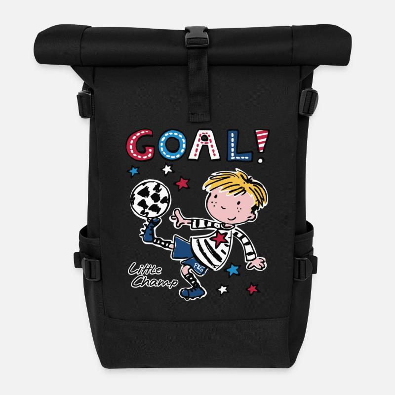 Little Champ - Rolltop Rucksack - Schwarz