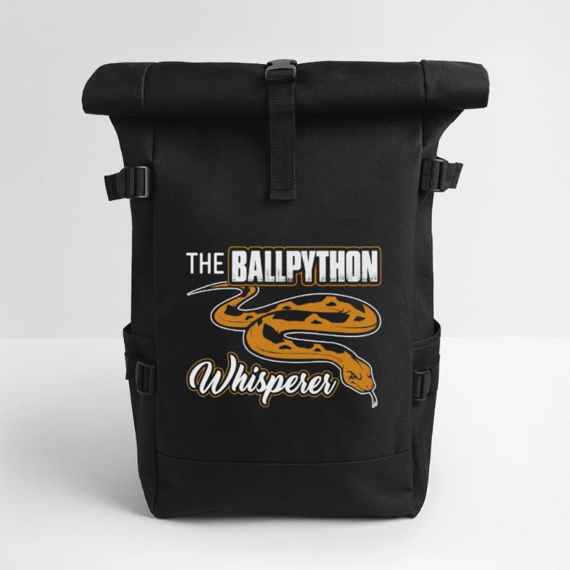 The Ball Python Whisperer Roll Top Backpack