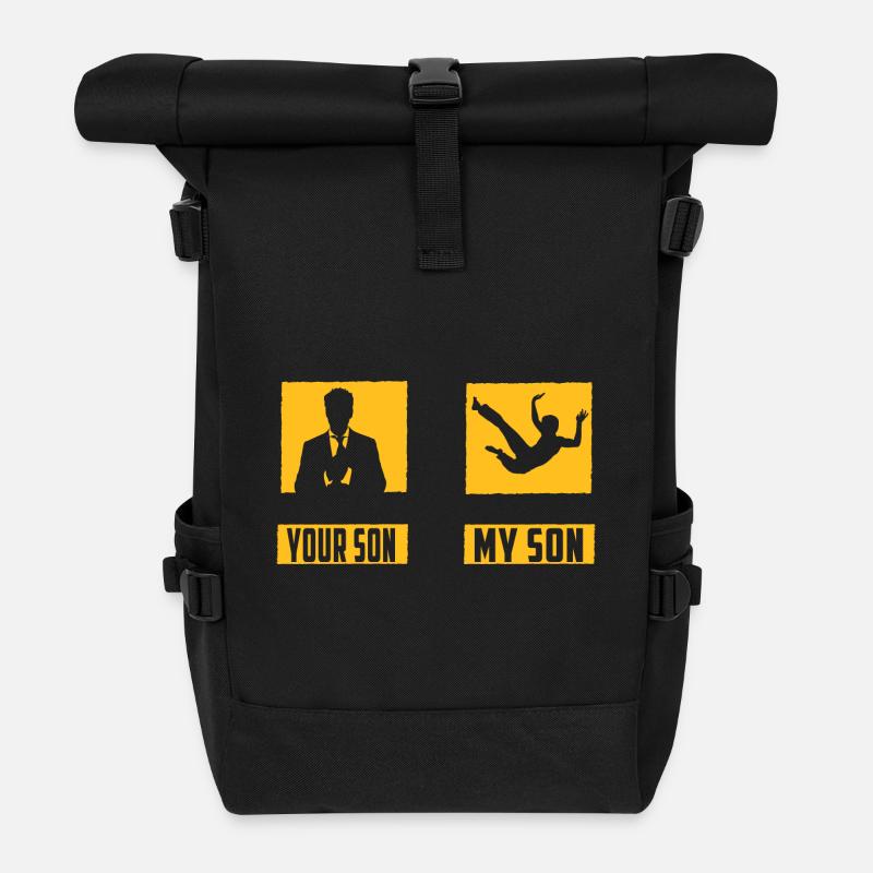Capoeira - Rolltop Rucksack - Schwarz