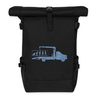 Dépanneuse Evolution Silhouette Minimaliste - Sac à dos roll top - noir - Devant