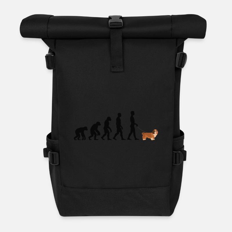 Havaneser - Rolltop Rucksack - Schwarz