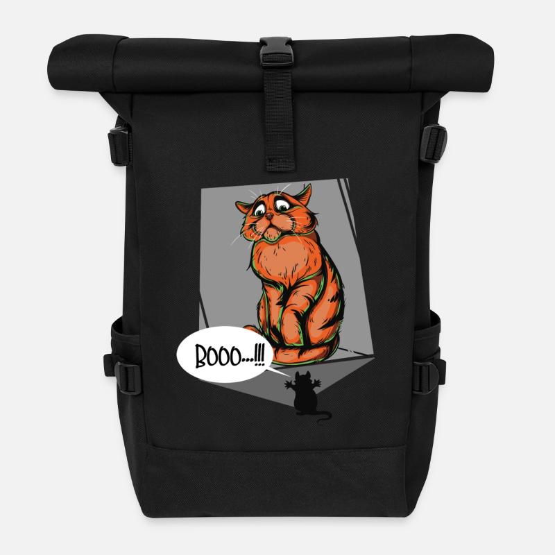 Booo - Rolltop Rucksack - Schwarz