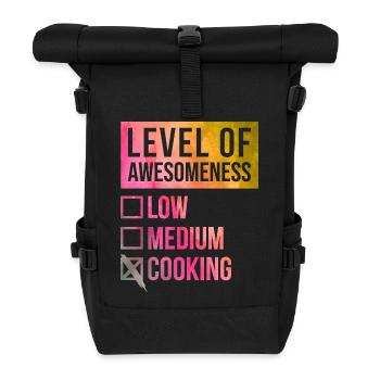Chef - Roll Top Backpack - black - Front