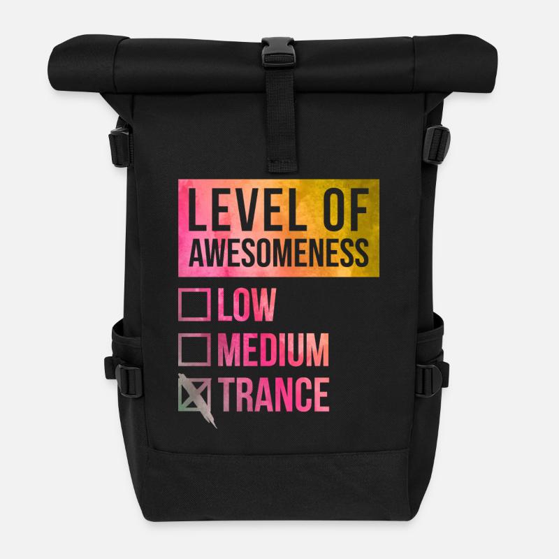 Trance - Rolltop Rucksack - Schwarz